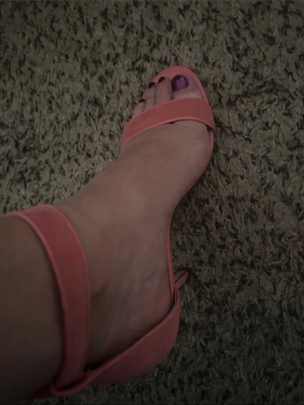 White House Black Market Coral-Pink Ankle-Strap Open-Toe Heels
